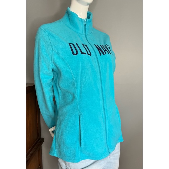 Old Navy : fleece mock neck zip up jacket - Picture 2 of 10